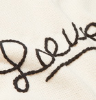 Loewe - Logo-Embroidered Cotton Sweater - Ecru