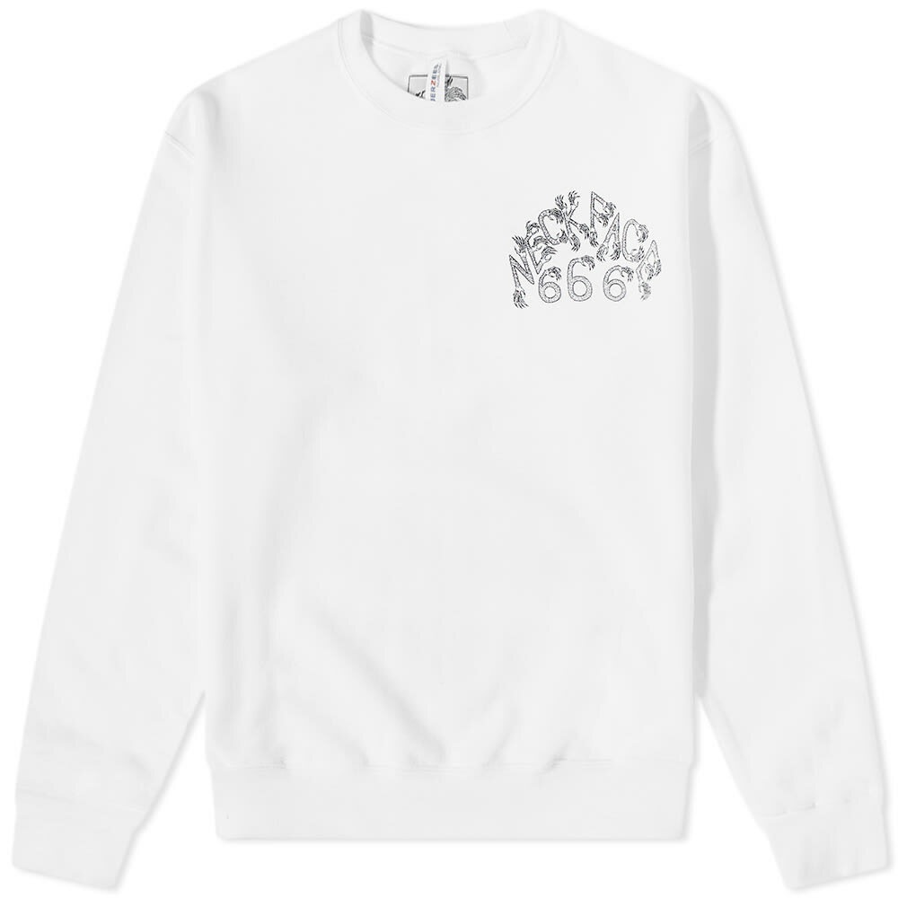 Wacko Maria - Logo-Print Cotton-Blend Jersey Sweatshirt - White 