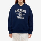 AMI Women's Paris Logo Sweat in Nautic Blue