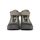 A-Cold-Wall* Grey Leather High-Top Sneakers