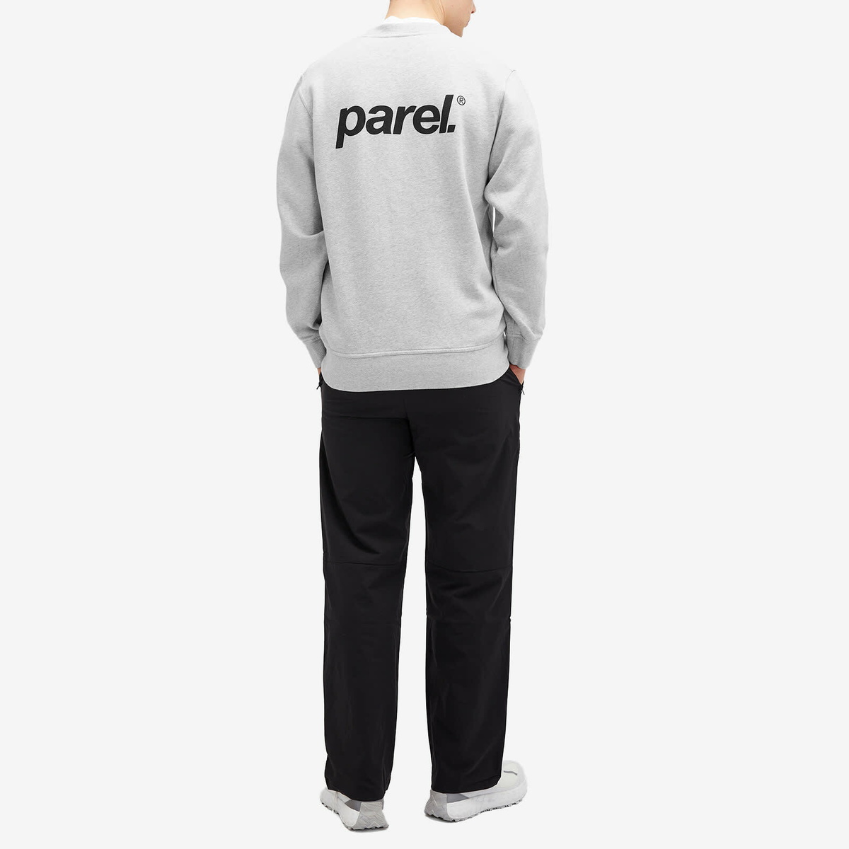 Parel Studios Men's BP Logo Crewneck Sweatshirt in Grey
