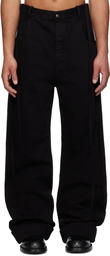 Ann Demeulemeester Black Olan 5-Pocket High Comfort Jeans