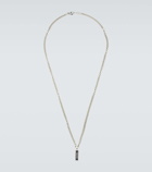 Gucci - Logo sterling silver necklace