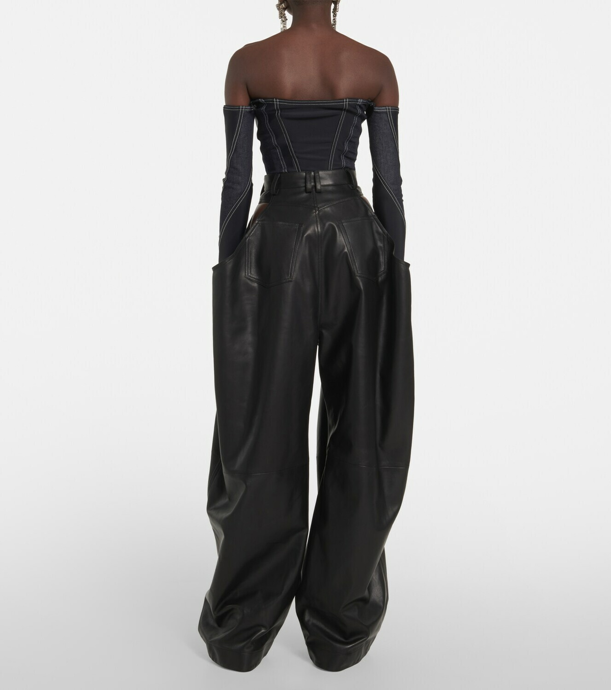【関税込み】MUGLER 'Cut-Out' pants 22471040_52670034_600.jpg