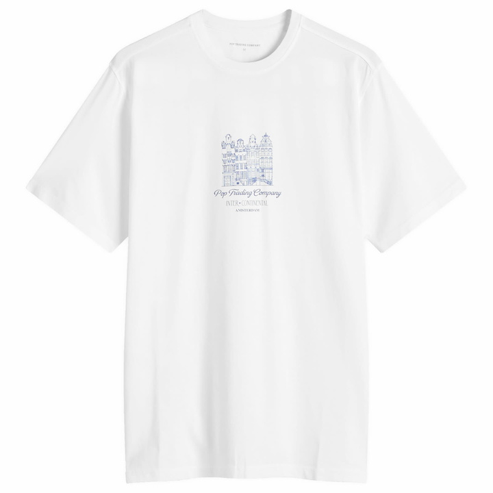 Photo: Pop Trading Company Men's Continental T-Shirt in White