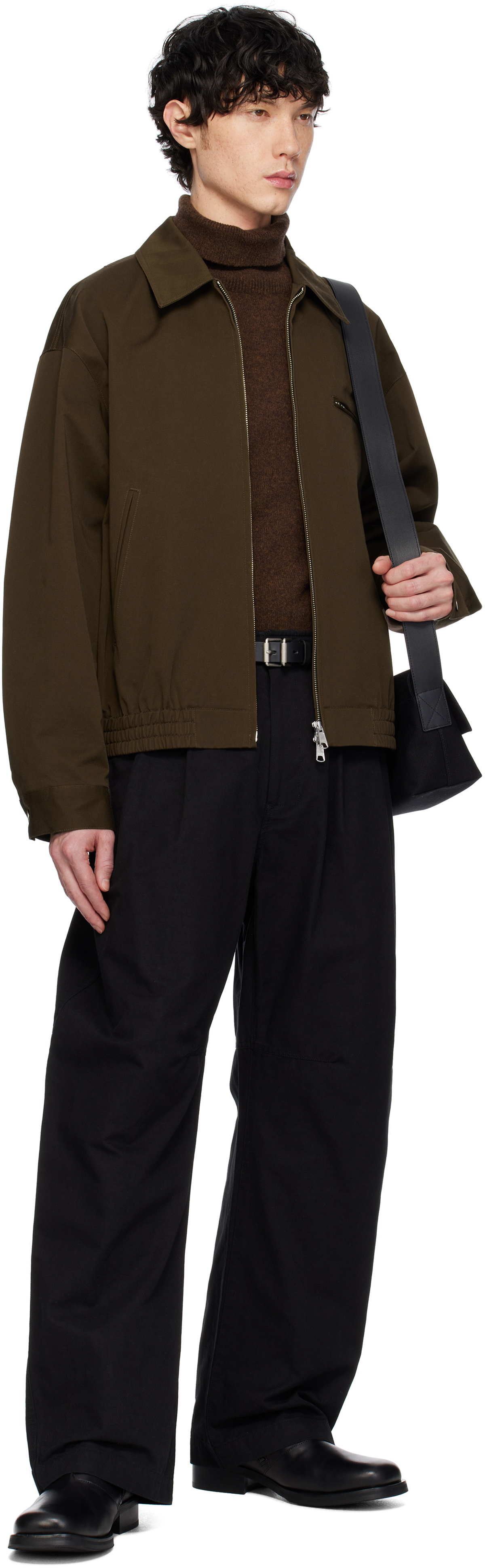 AFTER PRAY Brown Richard Drizzler Jacket