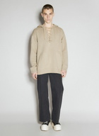 UNDERCOVER Lace-Up Hooded Sweater