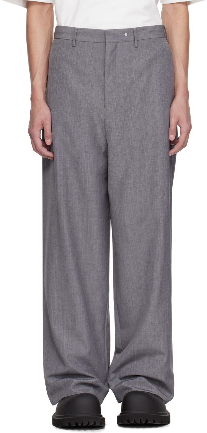 Karmuel Young Gray Vacuum Trousers