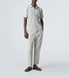 Homme Plissé Issey Miyake Basics pleated polo shirt