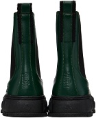 Virón SSENSE Exclusive Green 1997 Chelsea Boots