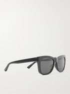 BALENCIAGA - Square-Frame Logo-Print Acetate Sunglasses