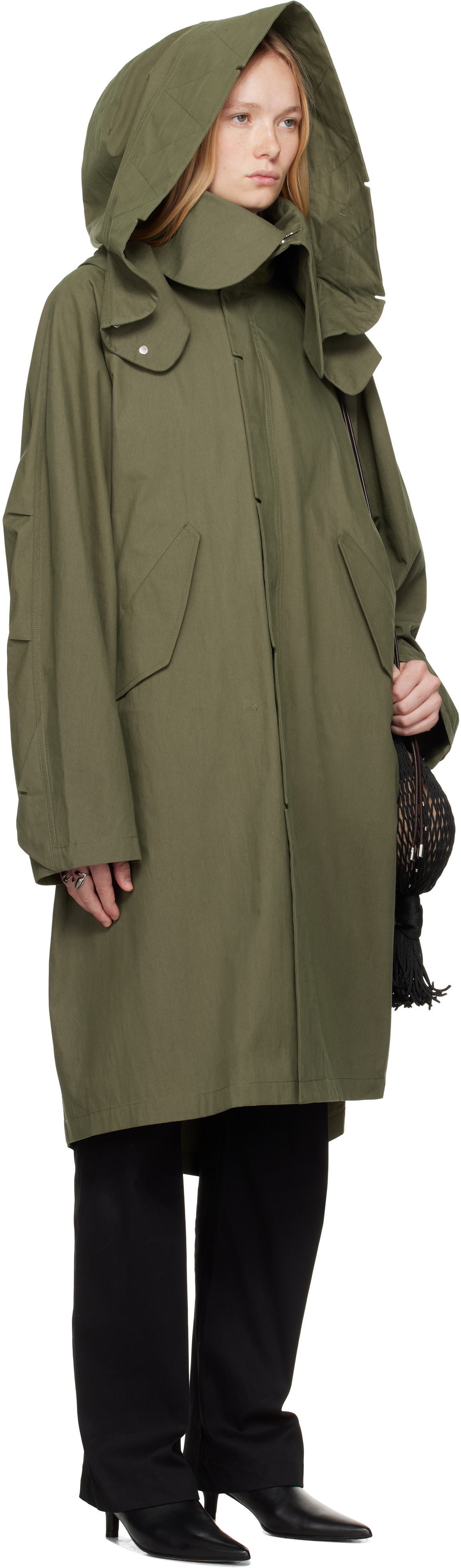 POST ARCHIVE FACTION (PAF) Khaki 8.0 Center Parka