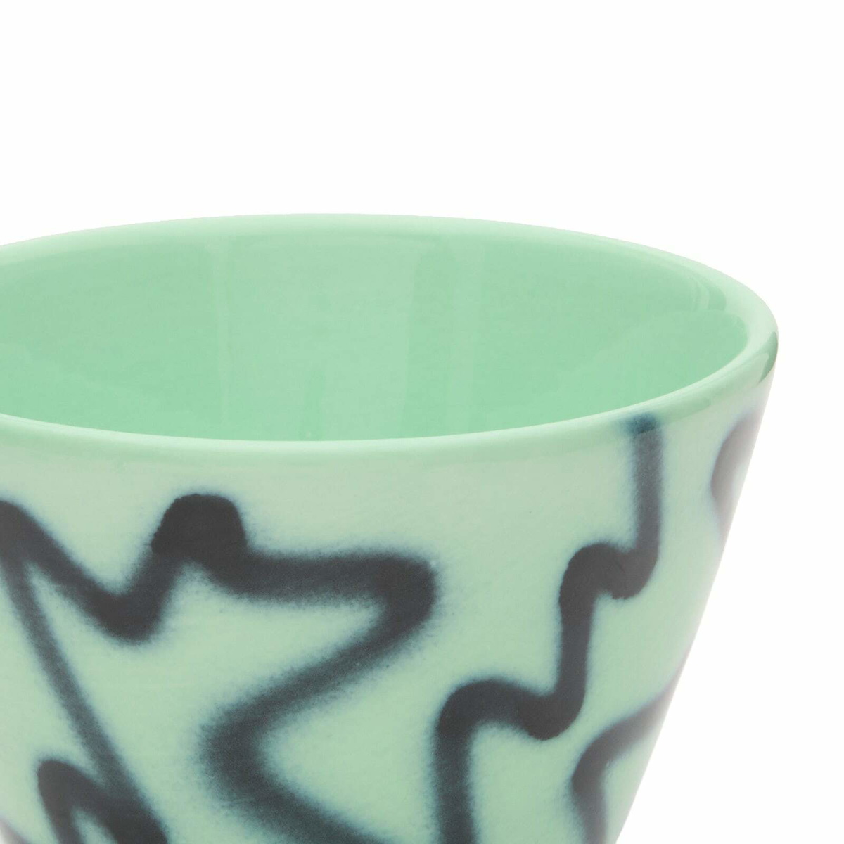 Frizbee Ceramics Super Cup Large - 250ml in Green Pizza 