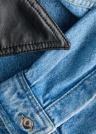 Nanushka Beaux Denim Overshirt Blue