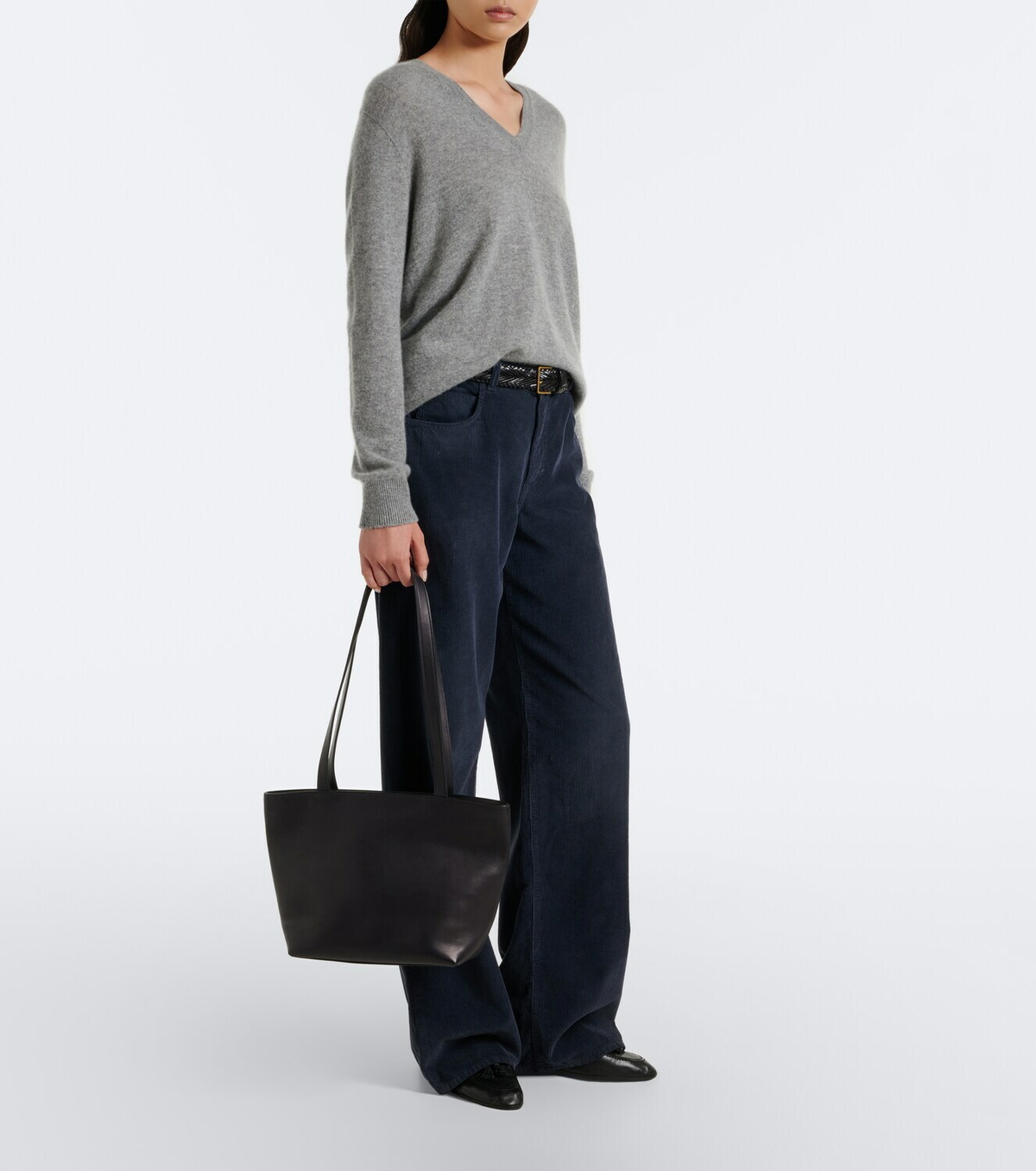 The Row Parker Medium leather tote bag