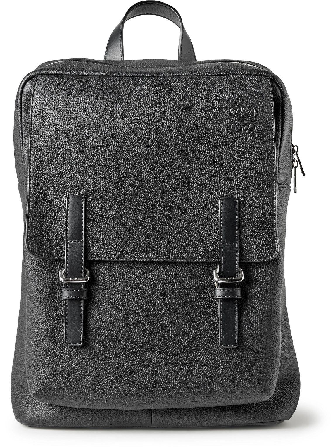 Loewe Goya Backpack Tartan Wool and Leather For Sale at 1stDibs