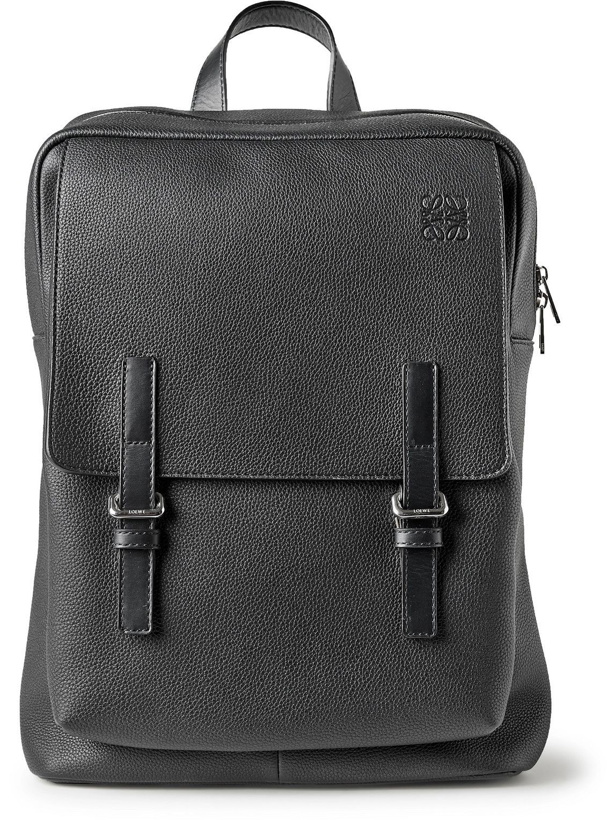 Photo: Loewe - Military Full-Grain Leather Backpack