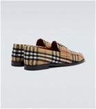 Burberry Burberry Check felted penny loafers