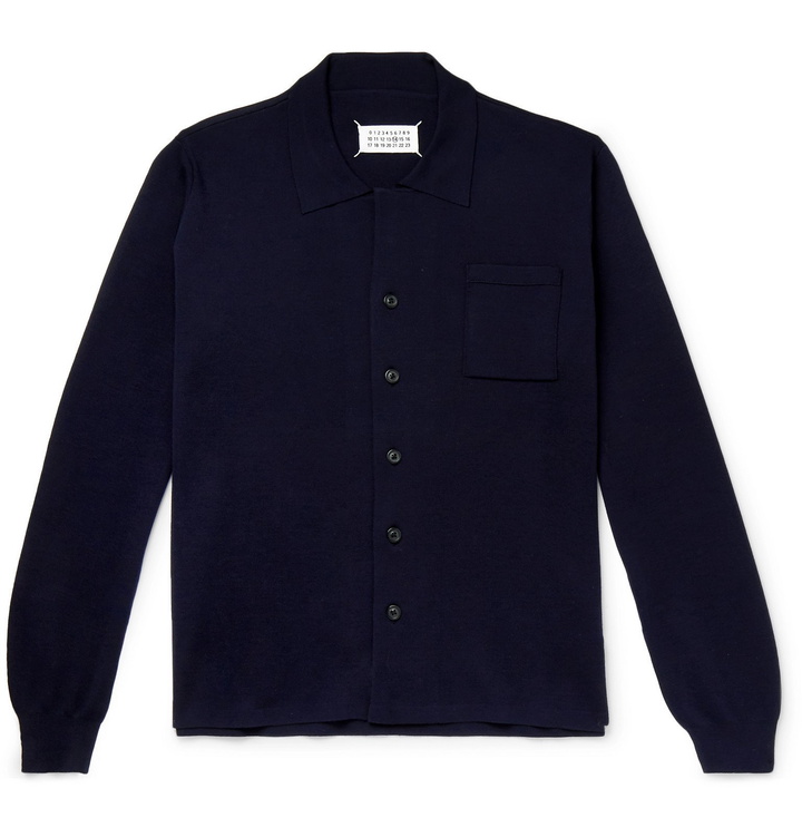 Photo: Maison Margiela - Wool Shirt - Blue