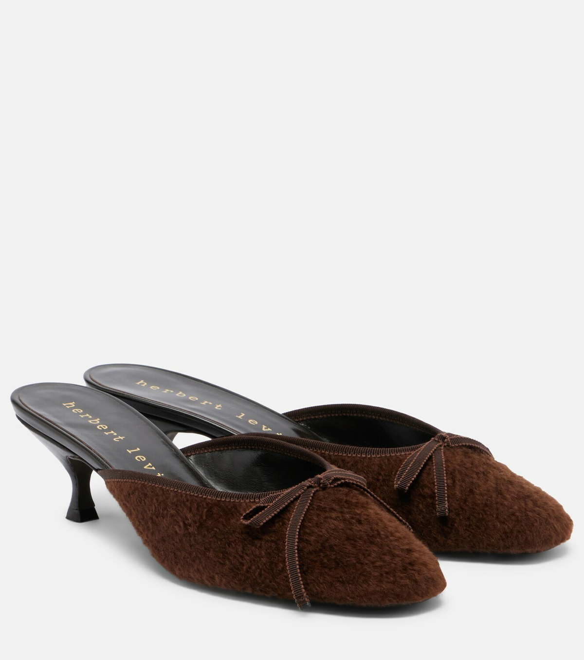 Herbert Levine 24/7 shearling mules