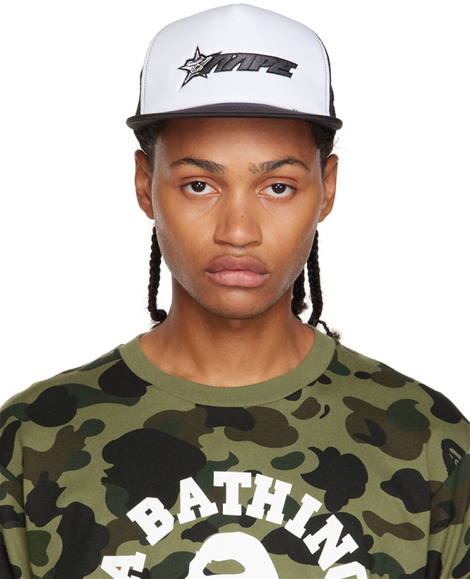 Photo: AAPE by A Bathing Ape Black Embroidered Cap
