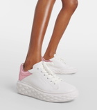 Jimmy Choo Diamond Maxi/F II leather sneakers