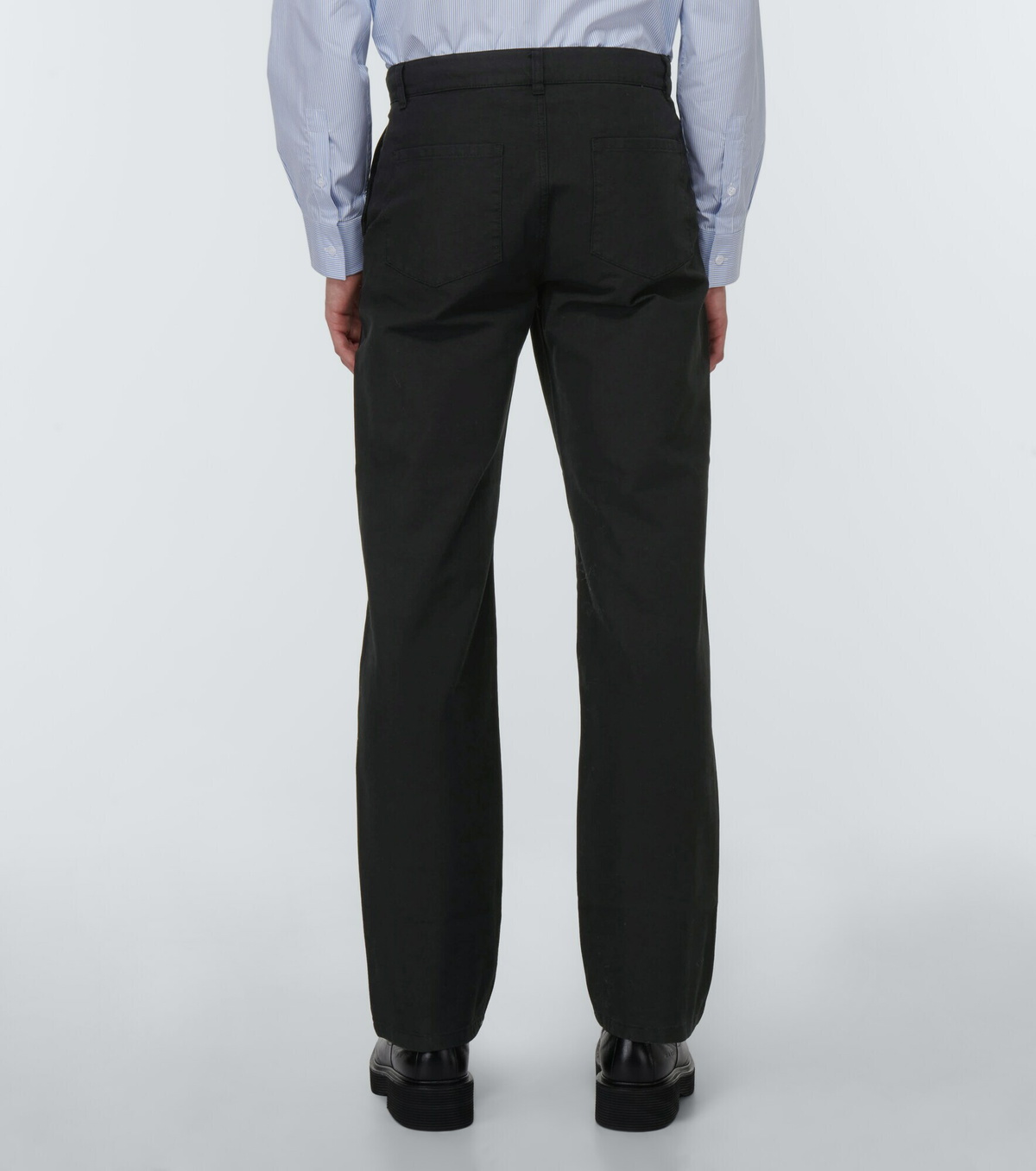 Winnie New York - Paneled straight canvas pants