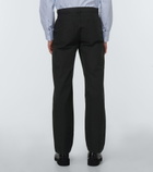 Winnie New York - Paneled straight canvas pants