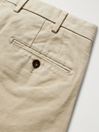 Sid Mashburn - Garment-Dyed Cotton-Canvas Shorts - Neutrals