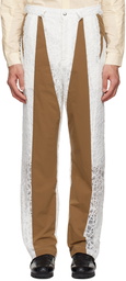 Kiko Kostadinov White Balla Trousers