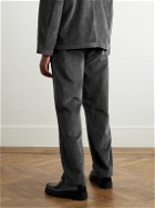 Pop Trading Company - Straight-Leg Cotton-Corduroy Trousers - Gray