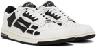 AMIRI White & Black Skel Top Low Sneakers