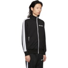 Palm Angels Black and White Logo Track Jacket