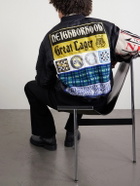 Neighborhood - MA-1 Appliquéd Padded Twill Bomber Jacket - Black
