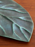 L'Objet - Cenote Leaf Large Porcelain Platter
