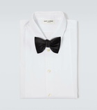 Brunello Cucinelli Silk and cotton satin bow tie