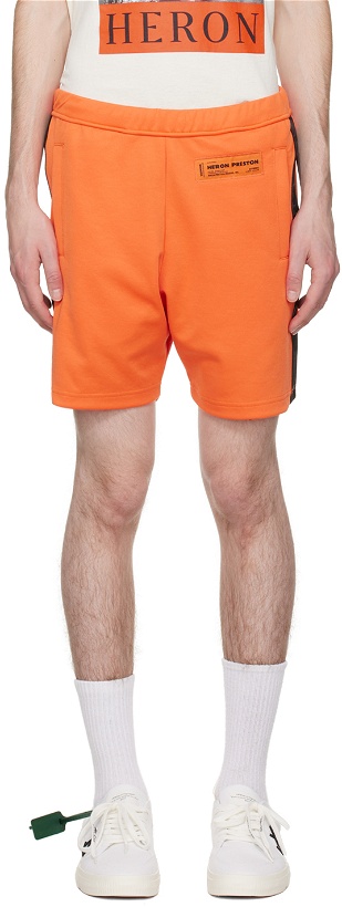 Photo: Heron Preston Orange NF Shorts