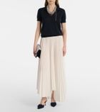 Manolo Blahnik Capripla raffia clutch