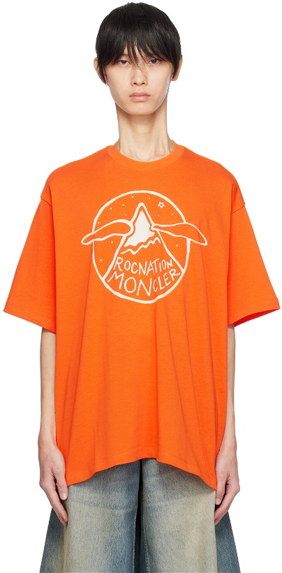 Photo: Moncler Genius Moncler x Roc Nation Orange T-Shirt