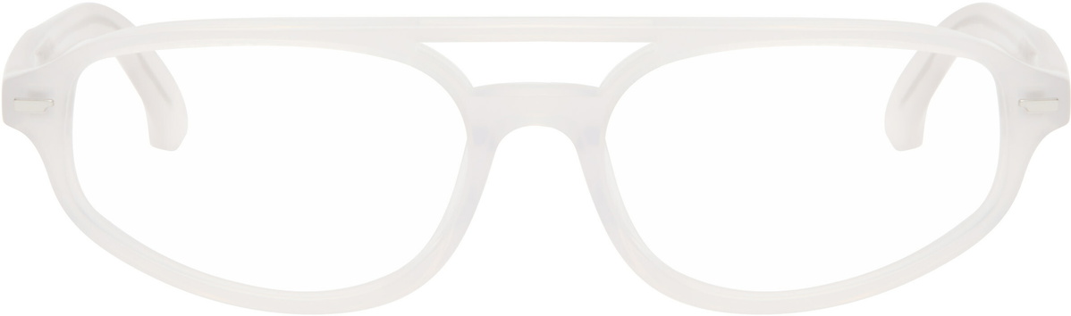 RETROSUPERFUTURE White Numero 153 Glasses