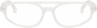 RETROSUPERFUTURE White Numero 153 Glasses