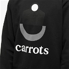 Carrots by Anwar Carrots Men's Helmet Crew Sweat in Black