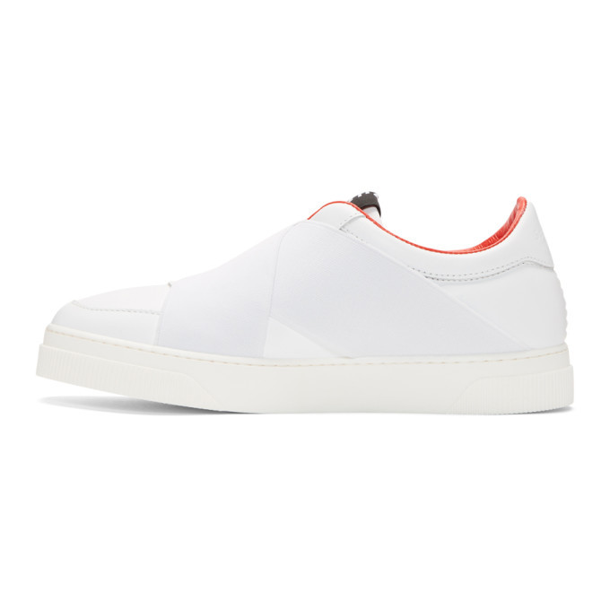 Proenza Schouler White Leather Slip On Sneakers Proenza Schouler