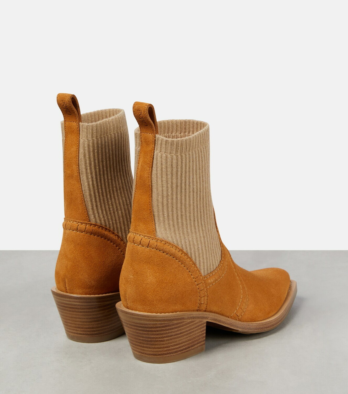 CHLOEブラウン Nellie ブーツ　サイズ38 Chloé Nellie suede ankle boots Chloe