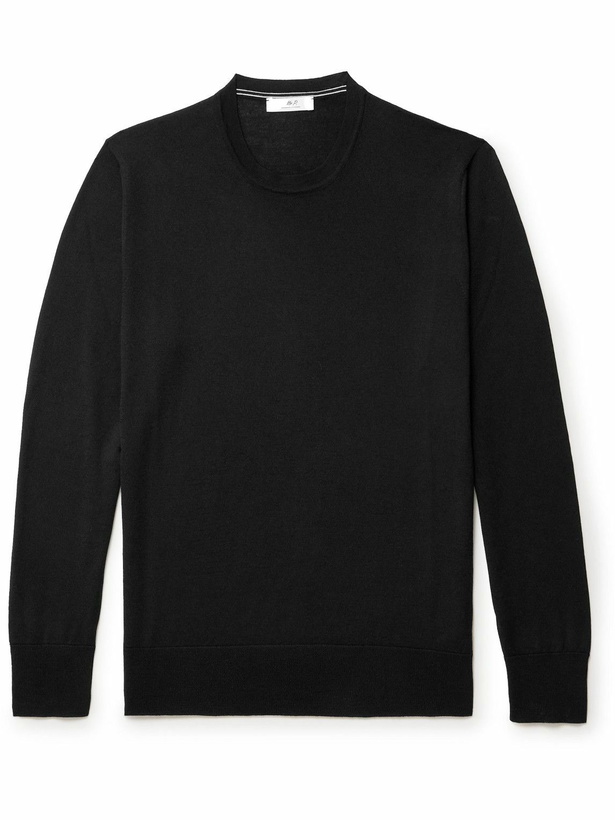 Photo: Mr P. - Merino Wool Sweater - Black