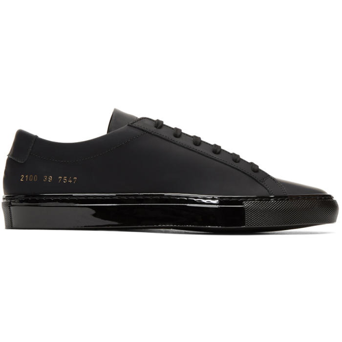Photo: Common Projects Black Achilles Luxe Sneakers