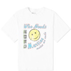 Martine Rose Men's Acid Oversized T-Shirt in White Acid