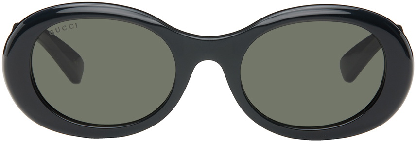 小物 GUCCI Black Oval Sunglasses Gucci Black Oval Sunglasses Gucci