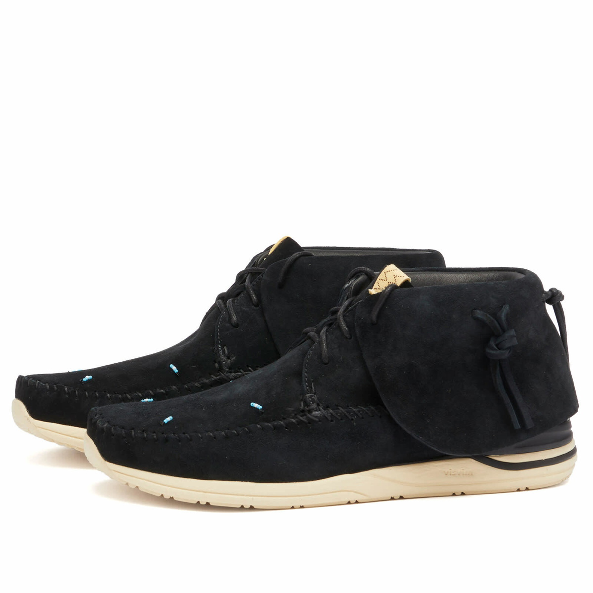 Visvim Men's FBT Lhamo-Folk in Black Visvim