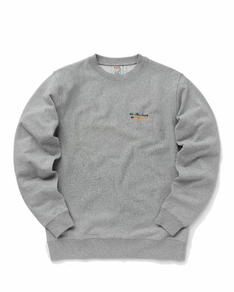 Photo: Bstn Brand We The South Crewneck Grey - Mens - Sweatshirts